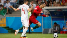 Nacho cometió la falta sobre Cristiano que supuso el 1-0.