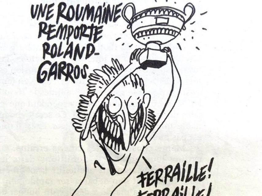 La viñeta racista tras el triunfo de Halep en Roland Garros.