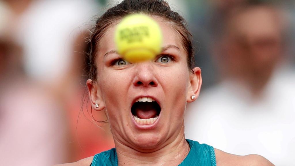 Simona Halep en la final de Roland Garros.