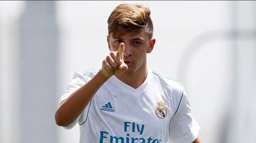 César Gelabert, jugador del Juvenil A del Real Madrid