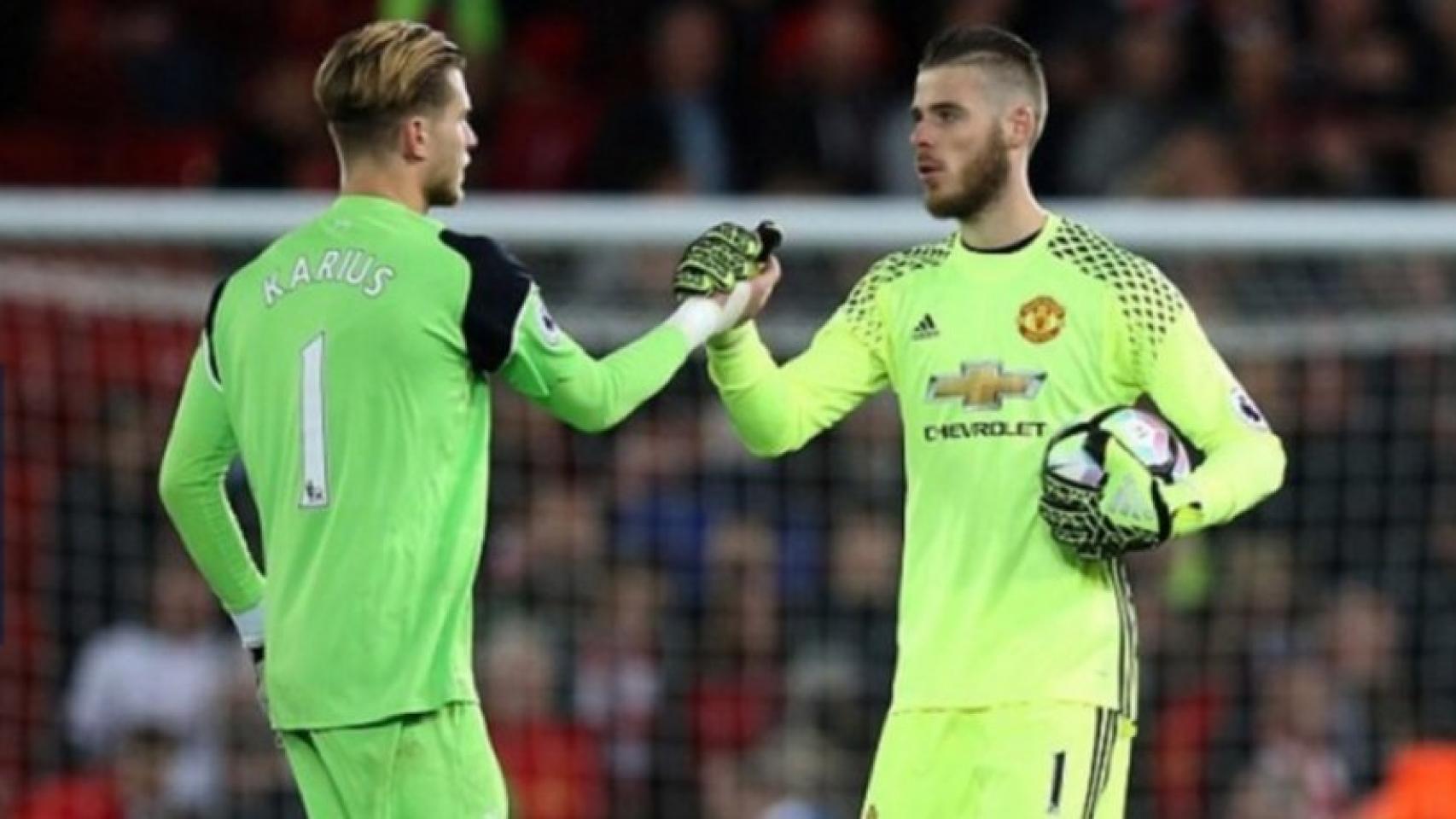 David de Gea y Lorius Karius