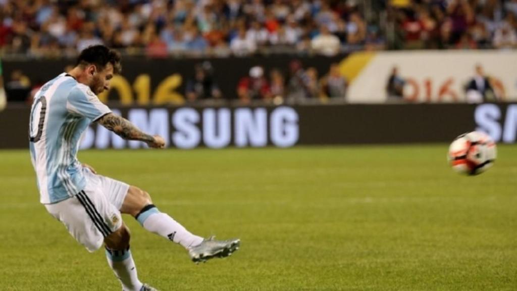 Leo Messi, con Argentina. Foto: afa.com.ar