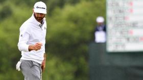 Dustin Johnson, durante la segunda jornada del torneo.