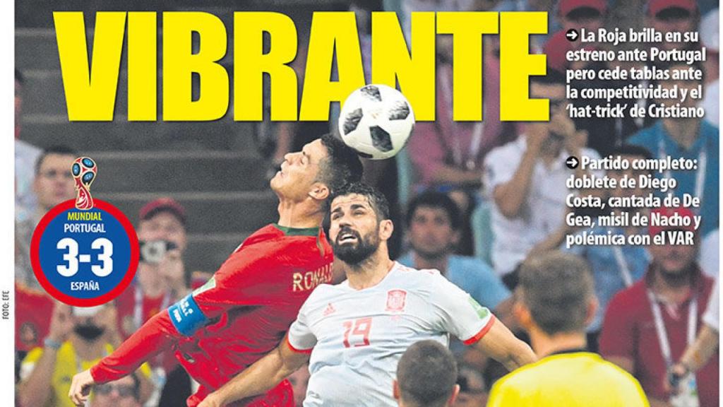 Portada Mundo Deportivo (16/06/18)