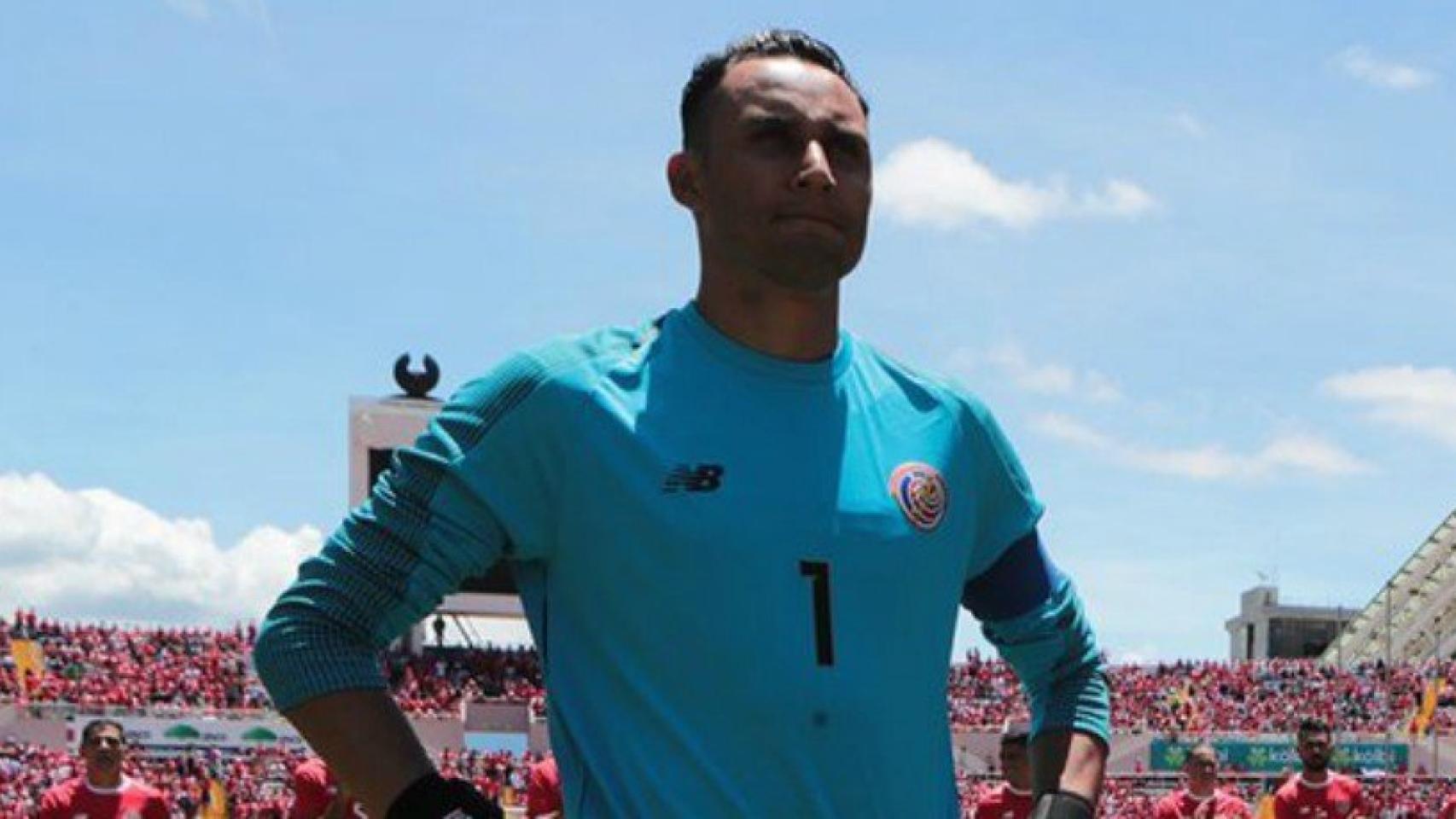 Keylor Navas con Costa Rica. Foto Twitter (@fedefutbolcrc)