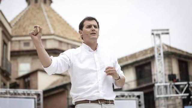 Albert Rivera durante su intervención en el acto en Málaga de la plataforma 'España Ciudadana'.