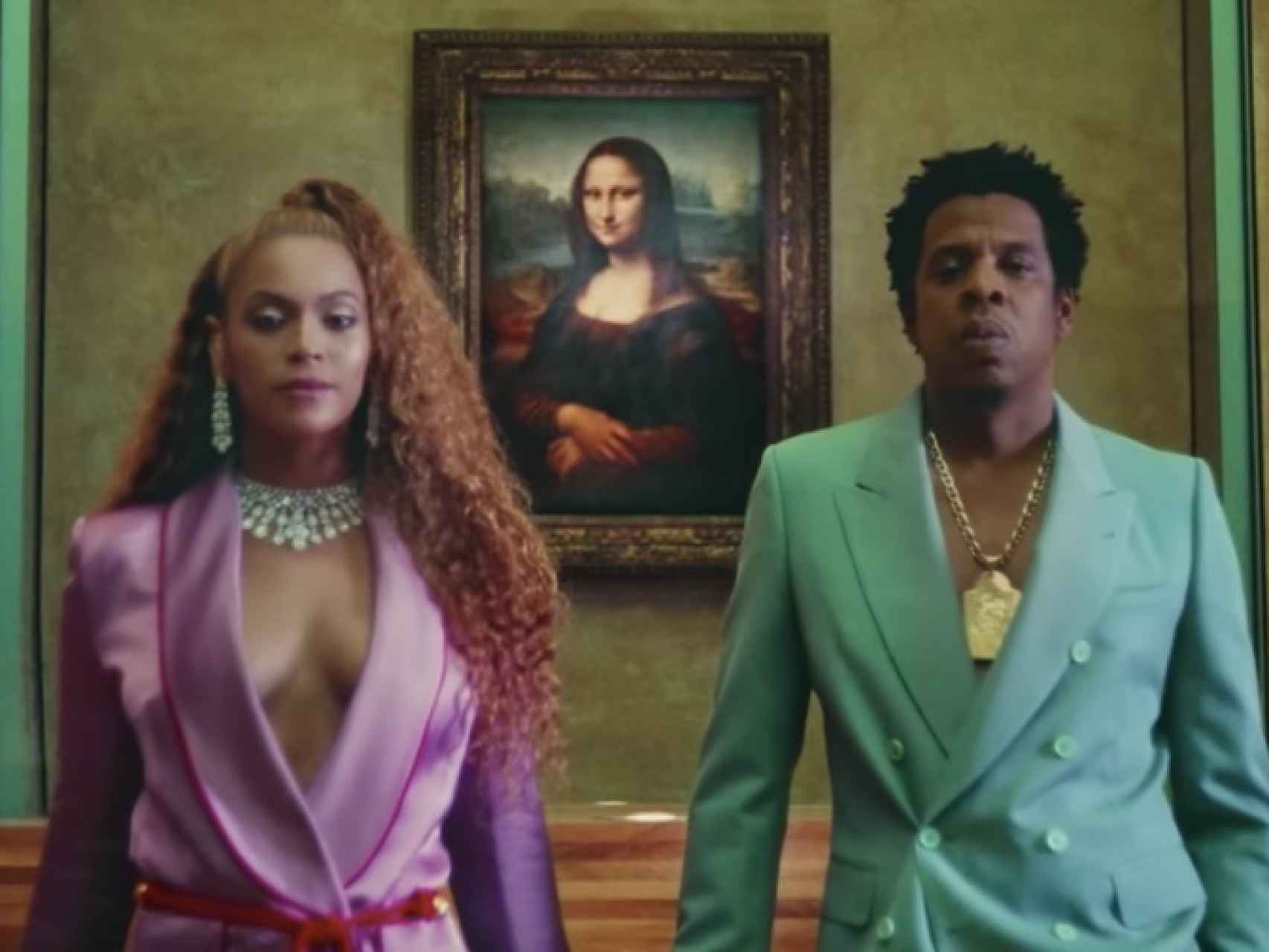 Beyoncé, Jay-Z y Mona Lisa.