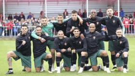 Cristiano posa con la selección de Portugal. Foto: Twitter (@SelecaoPortugal).