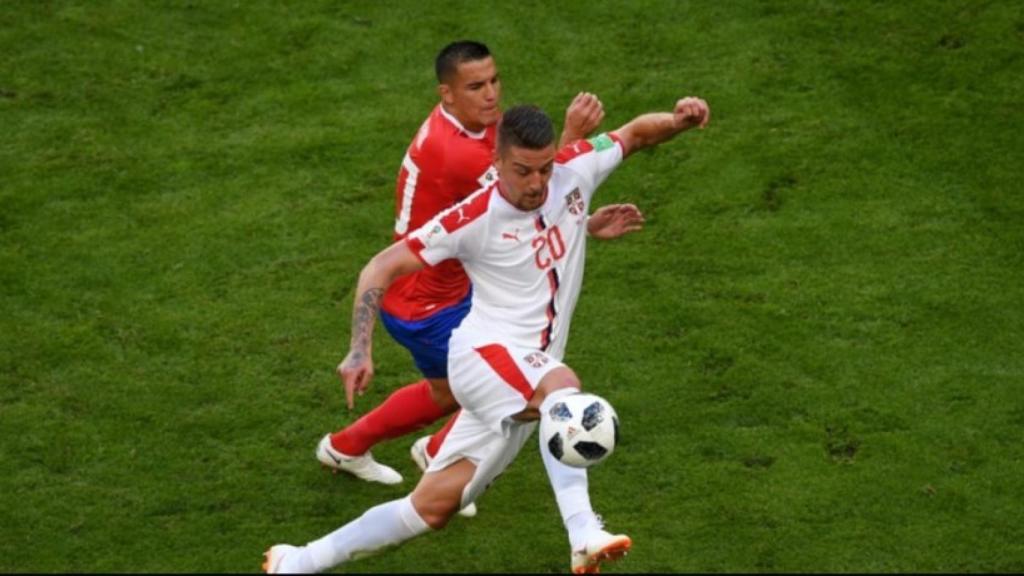 Milinkovic-Savic durante un partido ante la selección de Costa Rica. Foto: fifa.com