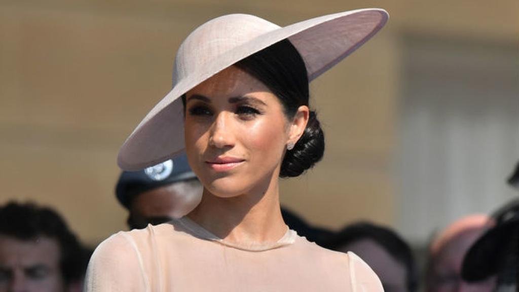 Meghan Markle en su primer acto como duquesa de Sussex.