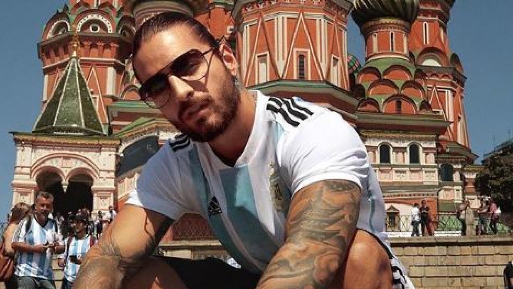 Maluma en Rusia.