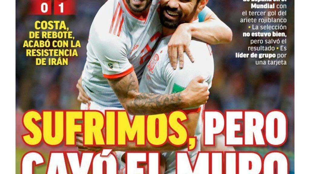 Portada MARCA (21/06/18)