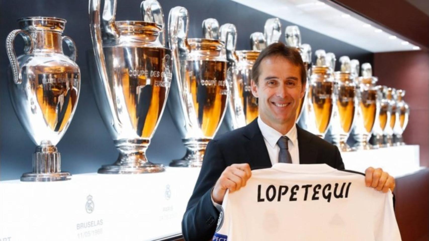 Julen Lopetegui, con la camiseta del Real Madrid