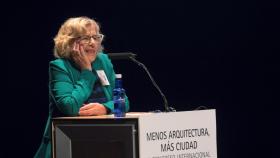 Manuela Carmena en uno de sus últimos actos.