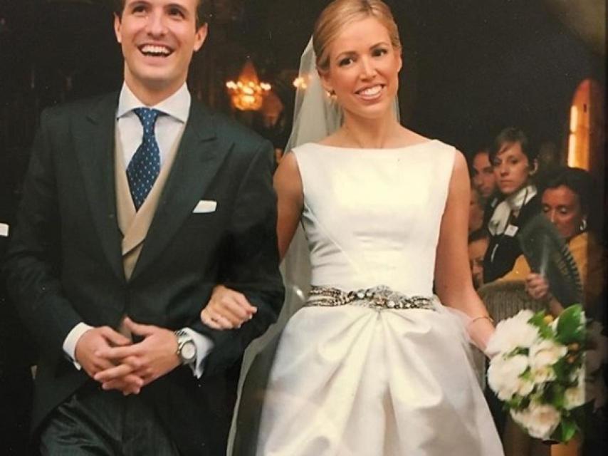 Casado y Torres Orts, el día de su boda, en 2009.