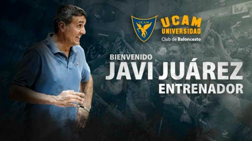 Javi Juárez, nuevo entrenador de UCAM Murcia. Foto ucamdeportes.com