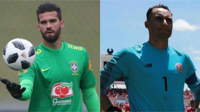 Alisson Becker y Keylor Navas