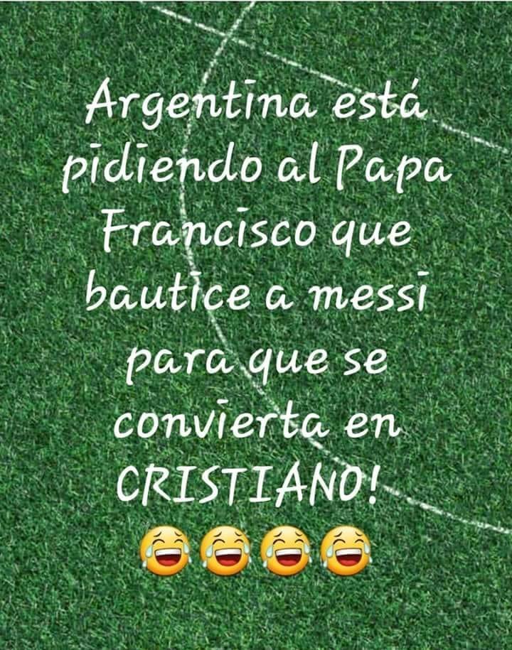 Chiste sobre Messi