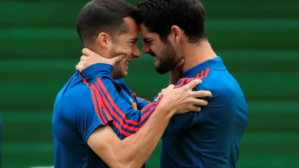 Isco y Lucas Vázquez.