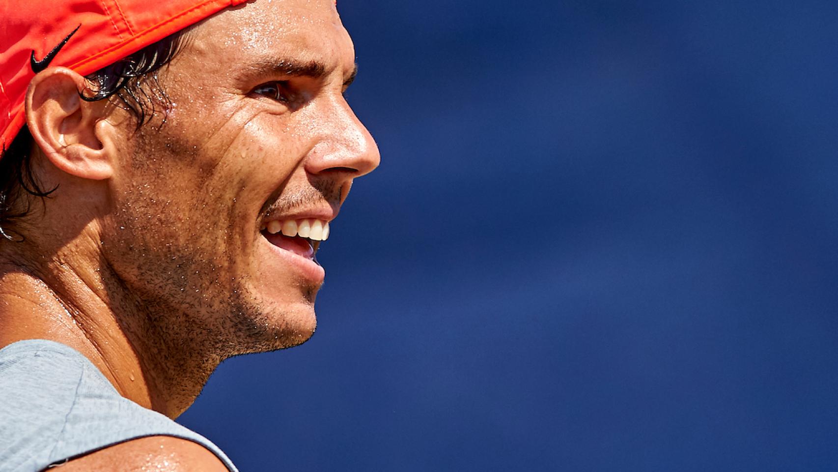 Nadal, esta semana entrenando en Mallorca.