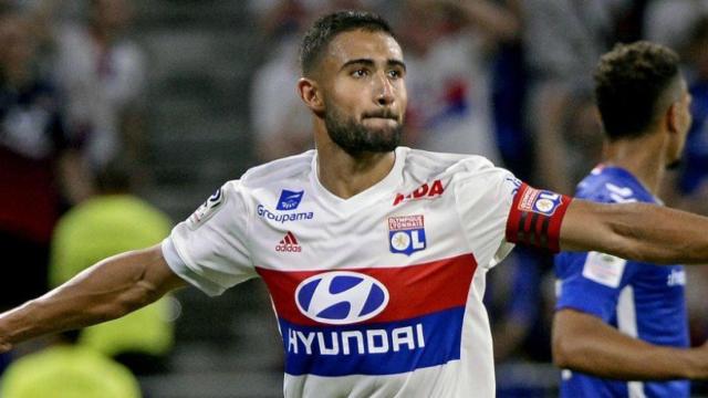 Fekir, en un partido con el Olympique de Lyon. Foto: Twitter (@NabilFekir)