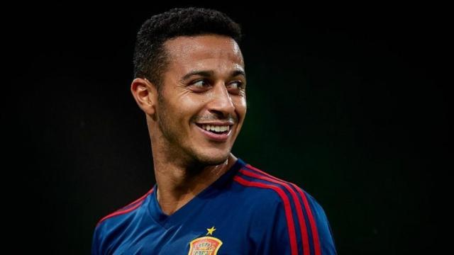 Thiago con la Selección. Foto: Facebook (@sefutbol).