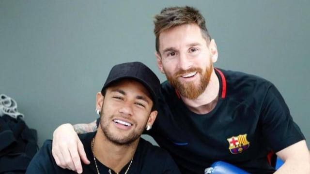 Felicitación de Neymar a Messi por su cumpleaños