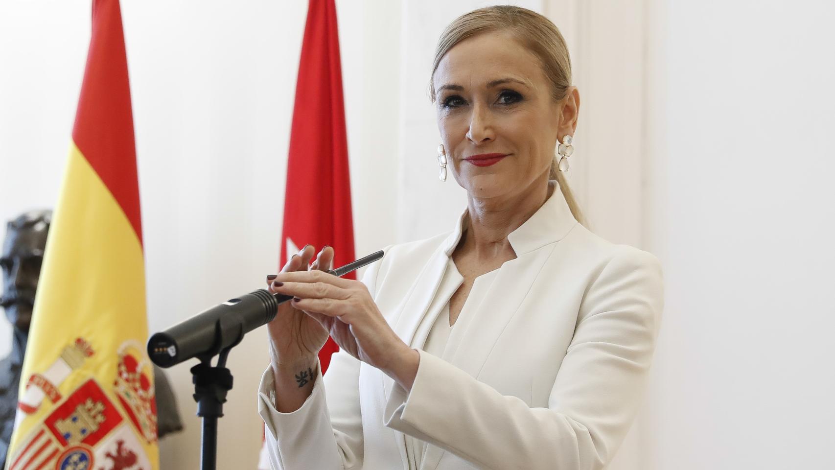 La expresidenta madrileña, Cristina Cifuentes.