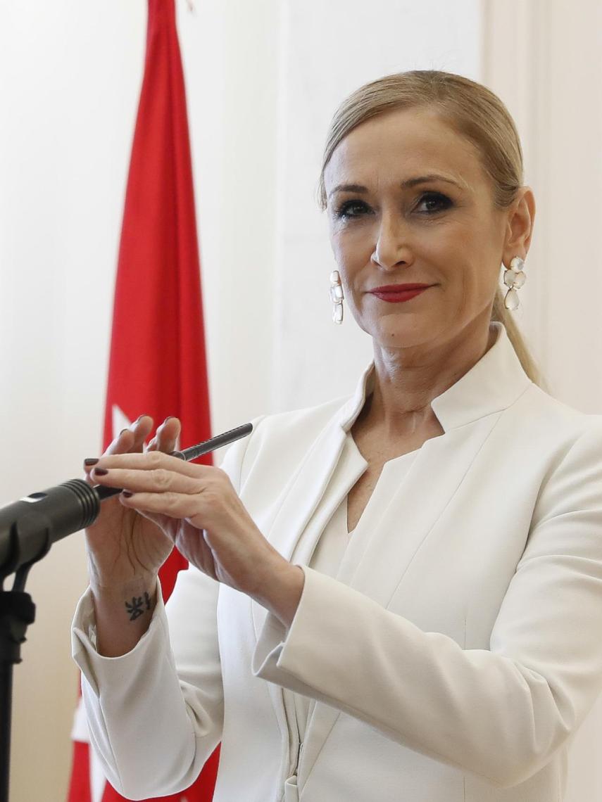 La expresidenta madrileña, Cristina Cifuentes