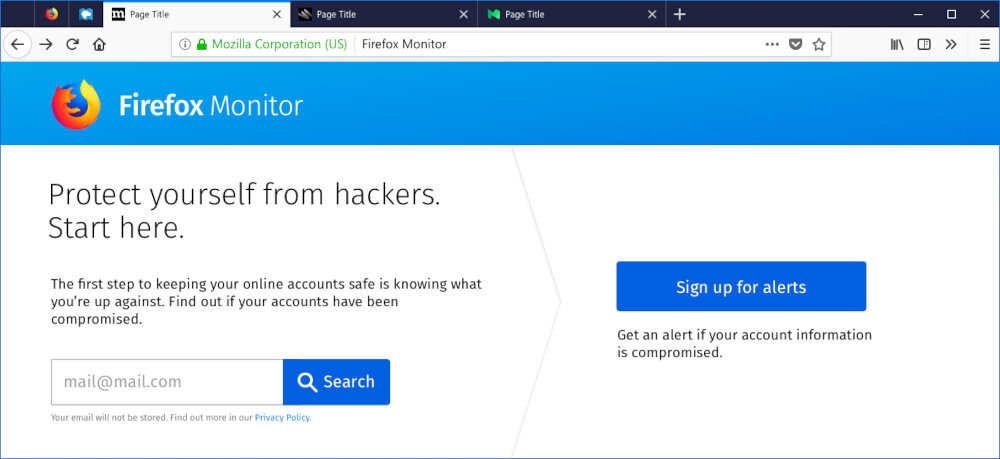 firefox monitor 1