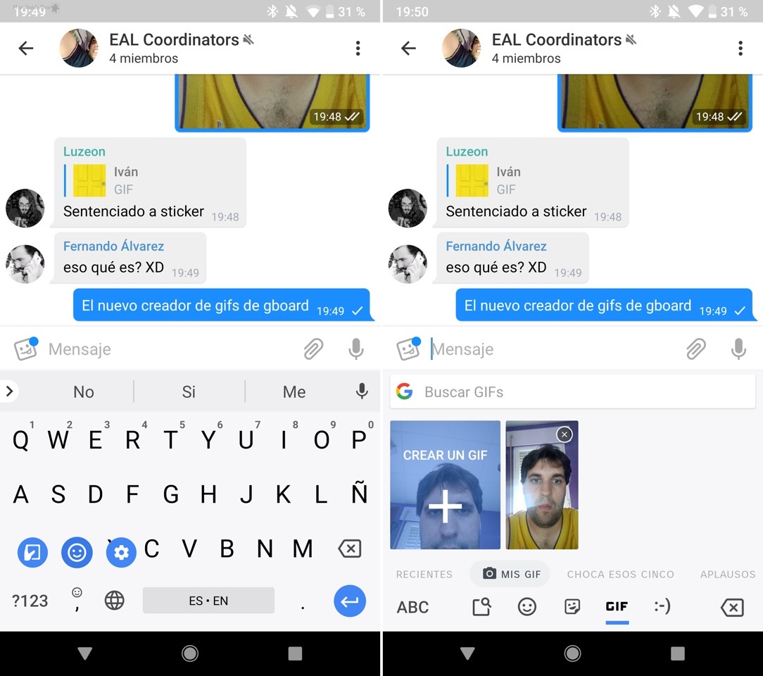 GBoard mejora su creador de GIFs y es aún más alucinante