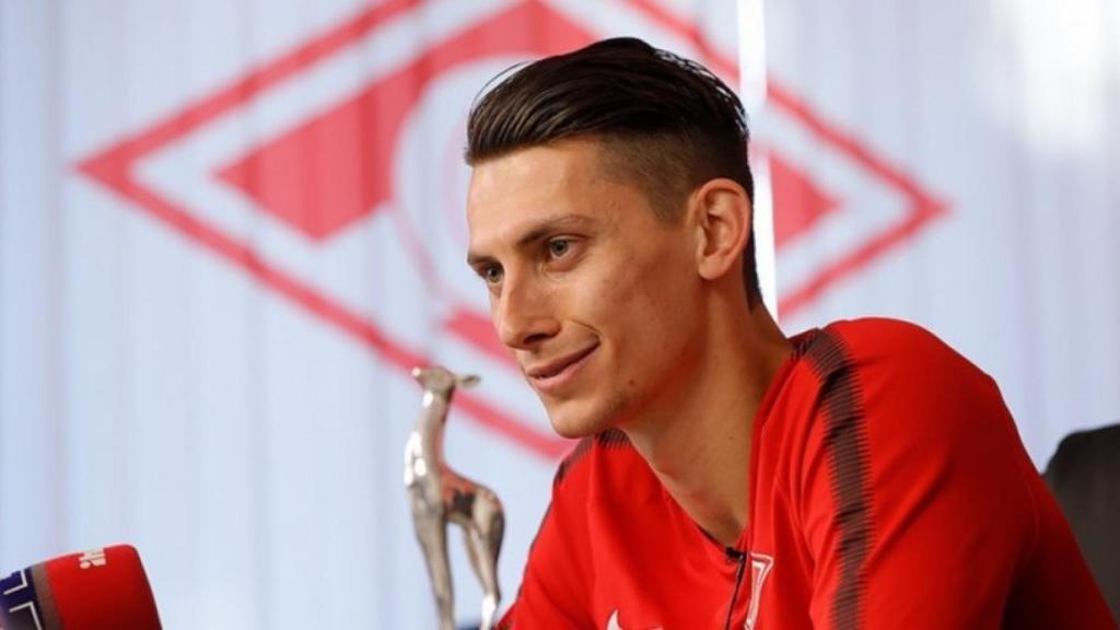 Ilya kutepov durante una rueda de prensa. (spartak.com)