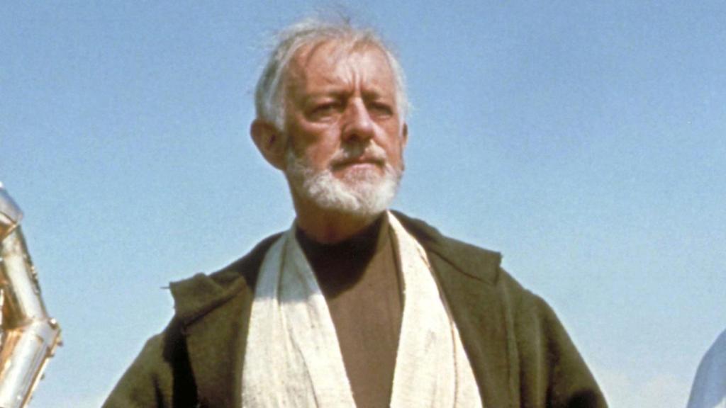 Alec Guinness en la saga 'Star Wars'.