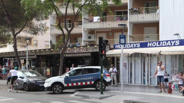 Un coche de los Mossos d'Esquadra en Salou (Tarragona).