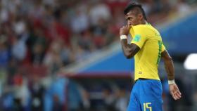 Paulinho con Brasil. Foto: Twitter (@cbf_futebol).