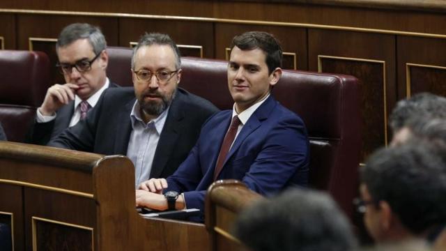 Rivera y Girauta en el Congreso de los Diputados.