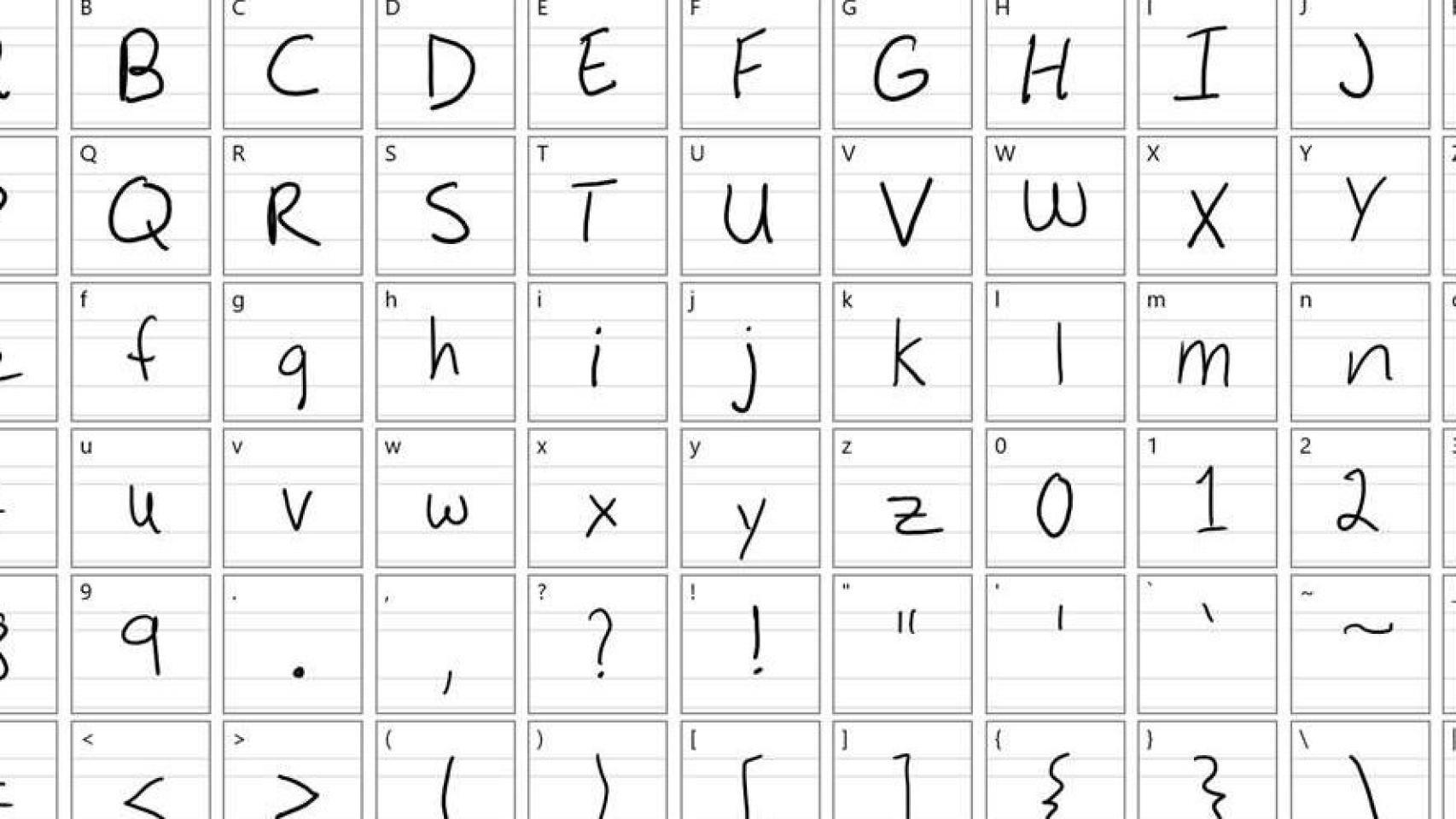 microsoft letra font maker 4