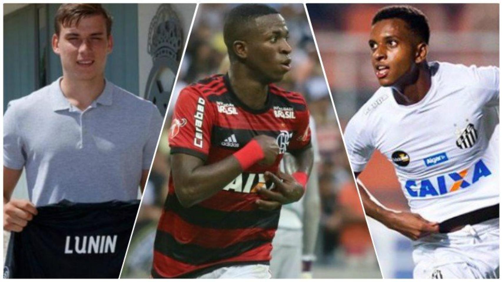 Lunin, Vinicius y Rodrygo