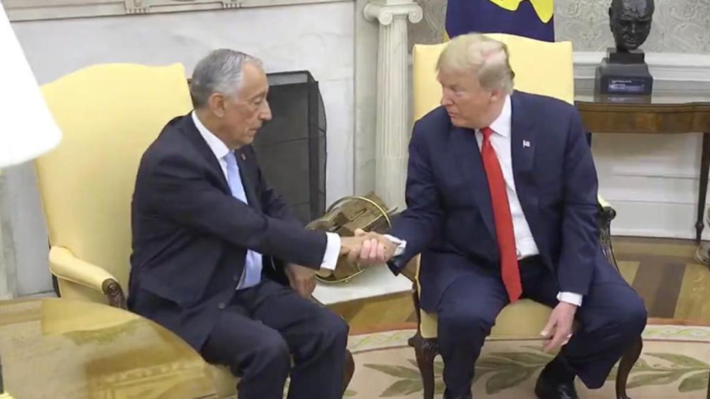 Marcelo Rebelo de Sousa y Donald Trump