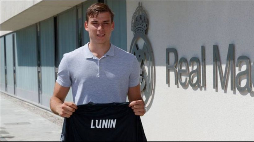 Andriy Lunin en la Ciudad Real Madrid