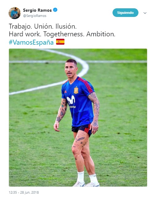 La última arenga de Ramos a la Selección para los octavos