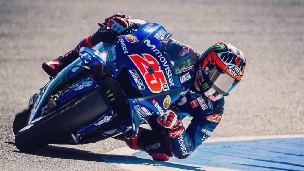 Maverick Viñales en Assen.