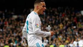 Lucas Vázquez, en un partido del Real Madrid