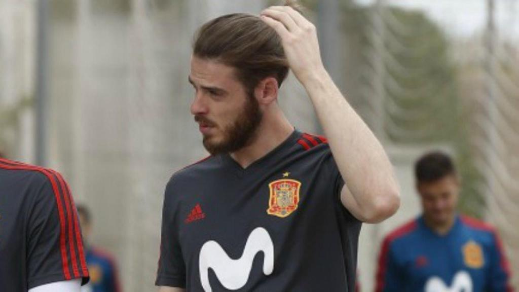 De Gea en la concentración de la Selección. Foto sefutbol.com