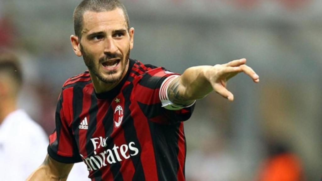 Leo Bonucci con el Milan. Foto: acmilan.com