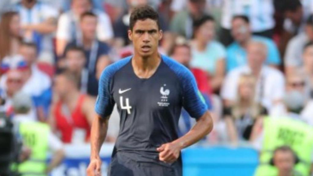 Varane durante un partido de Francia. Foto: fff.fr