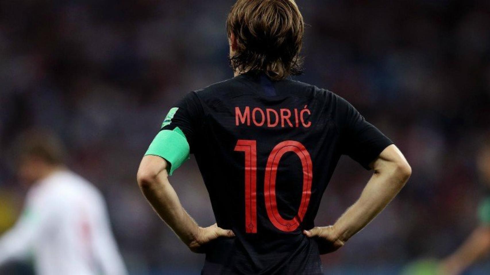 Modric, con Croacia. Foto fifa.com