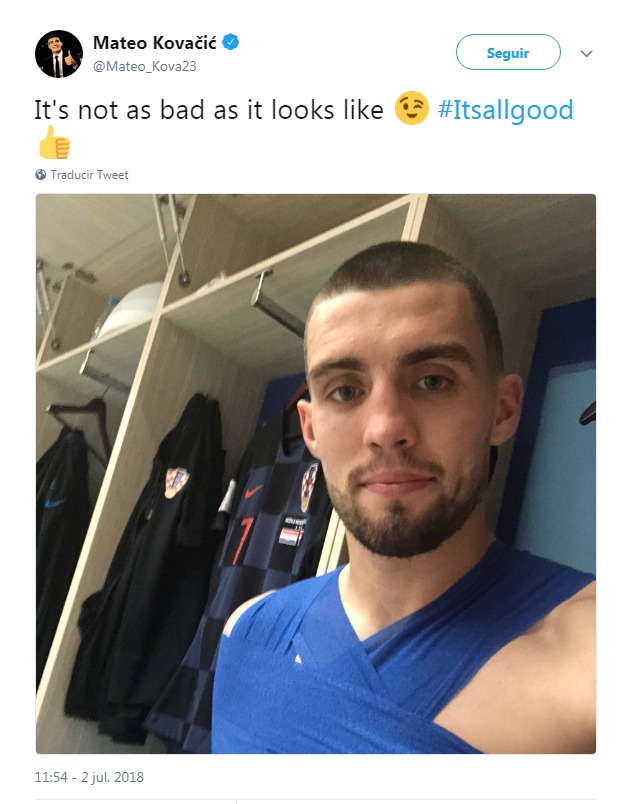 Kovacic manda un mensaje a sus seguidores: No es tan malo como parece