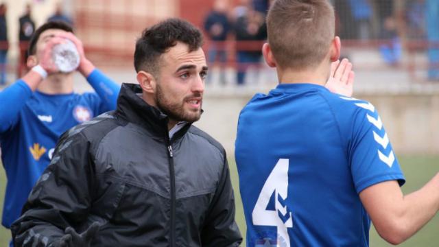 Dani durante un partido con el juvenil. Foto: Calvo Sotelo Puertollano