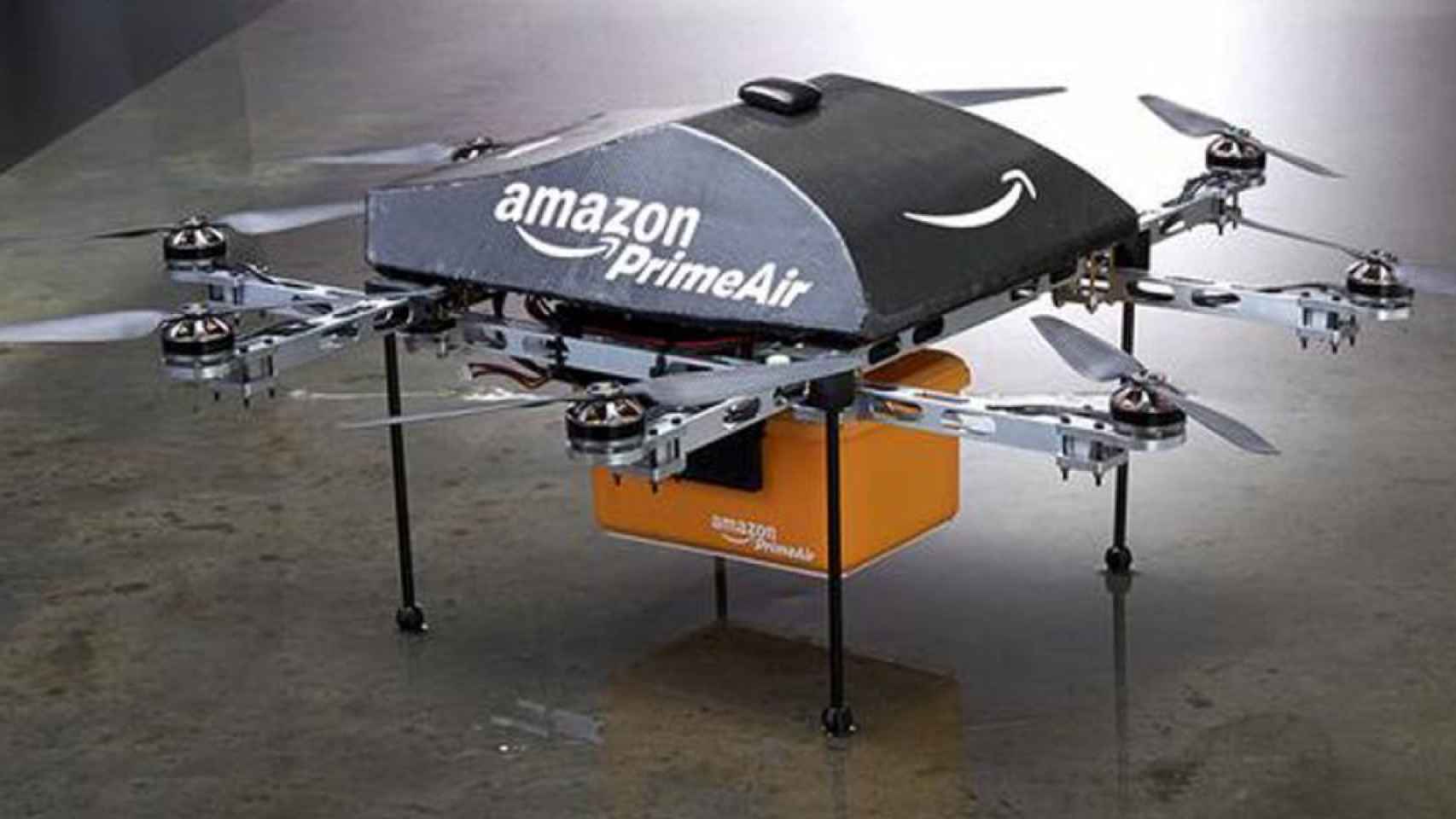 Drones de reparto autónomos de Amazon.